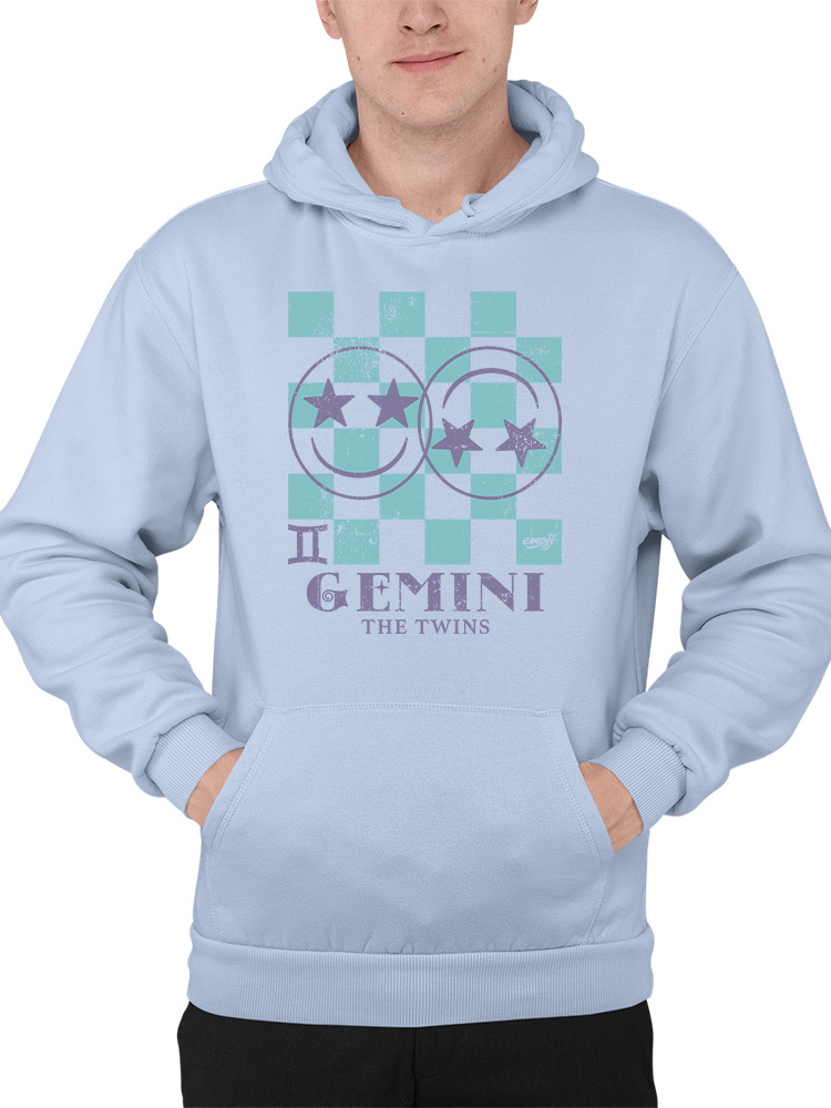 Zwillinge Zwillinge Emoji - Sternzeichen Kunst Design Herren Hoodie - Bild 9 von 24