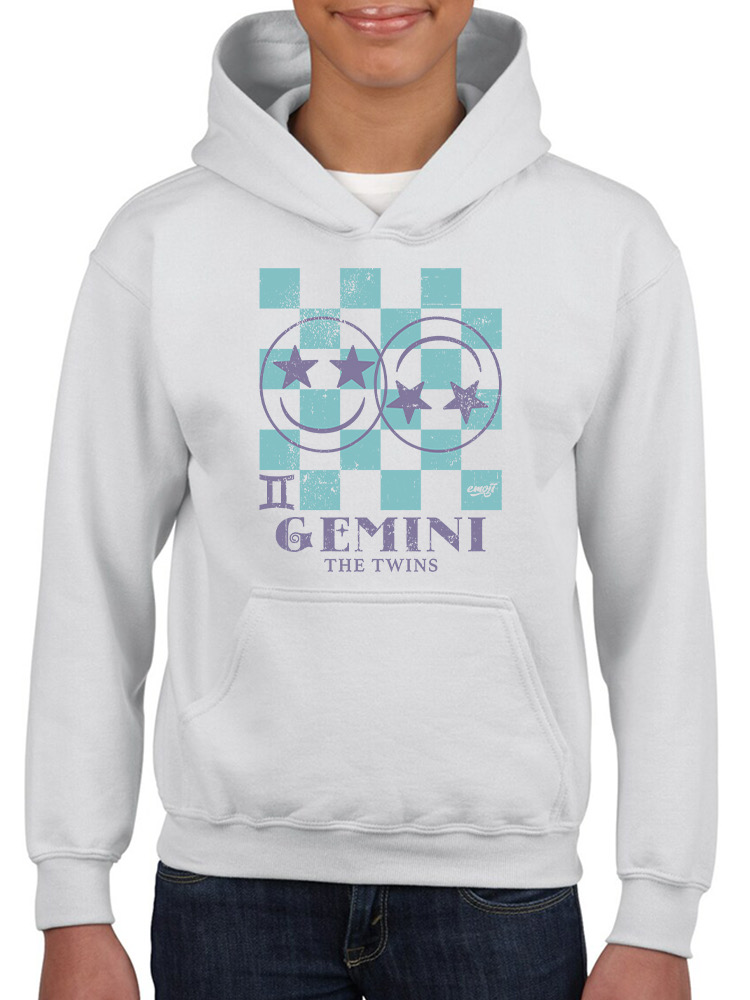 Gemini Twins Emoji - Zodiac Art Design Youth's Hoodie - Bild 17 von 20