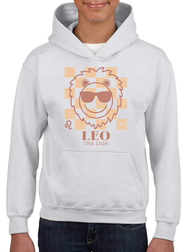 Löwe der Löwe Emoji - Zodiac Vibes Grafik Jugend Hoodie - Bild 21 von 24