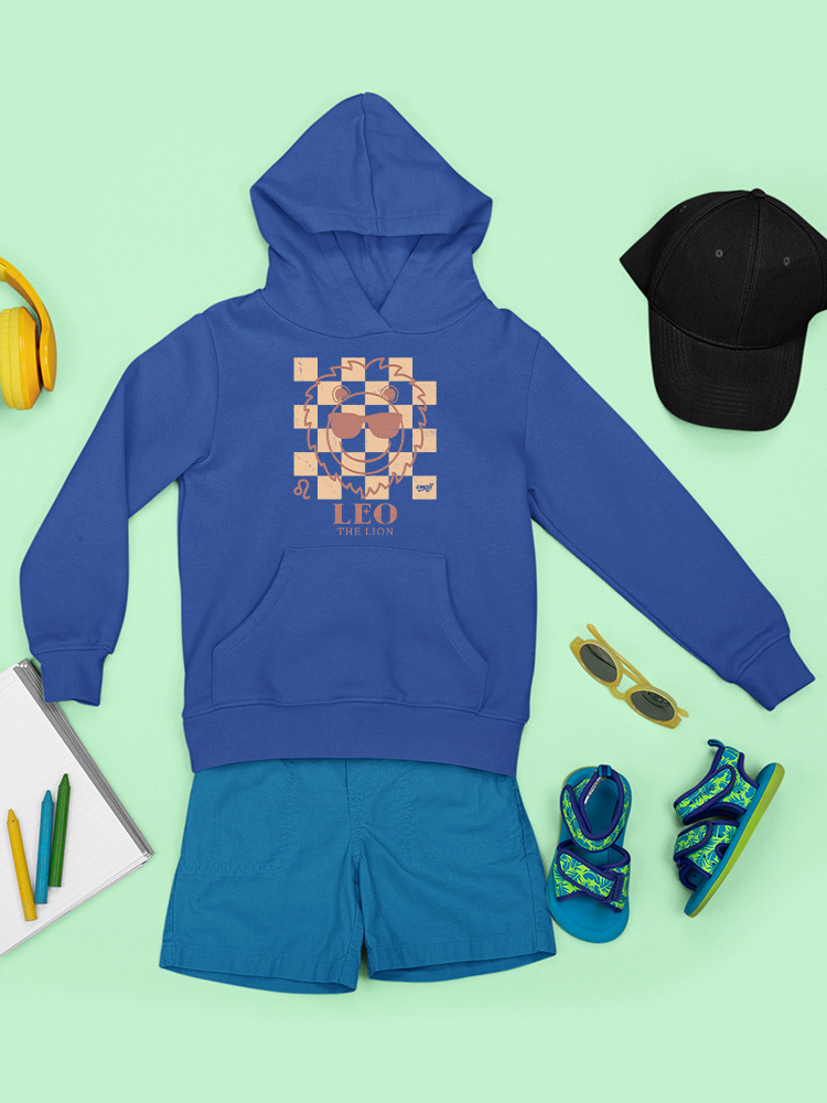 Löwe der Löwe Emoji - Zodiac Vibes Grafik Jugend Hoodie - Bild 19 von 24