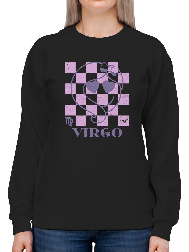 Virgo Emoji Zodiaco Dije - Sudadera para mujer diseño horóscopo único - Imagen 9 de 24