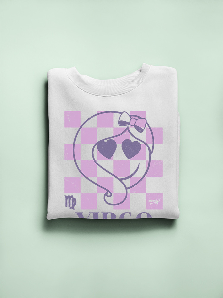 Virgo Emoji Zodiaco Dije - Sudadera para mujer diseño horóscopo único - Imagen 23 de 24