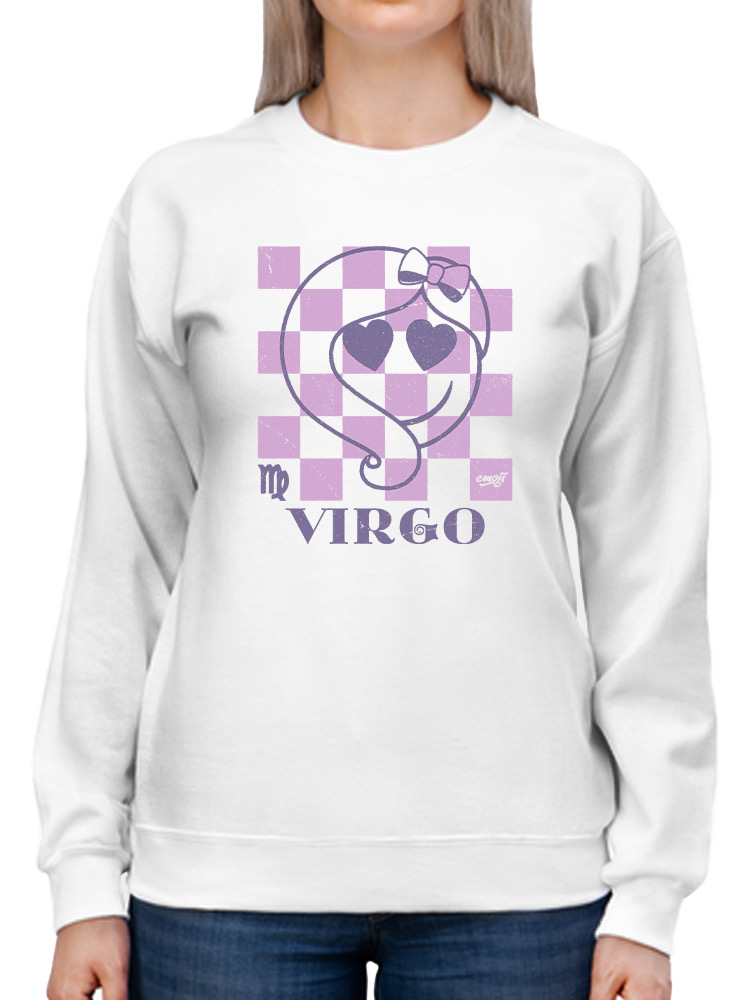 Virgo Emoji Zodiaco Dije - Sudadera para mujer diseño horóscopo único - Imagen 21 de 24