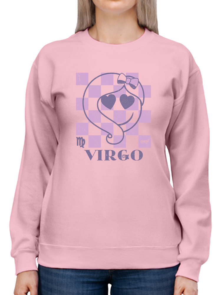 Virgo Emoji Zodiaco Dije - Sudadera para mujer diseño horóscopo único - Imagen 13 de 24