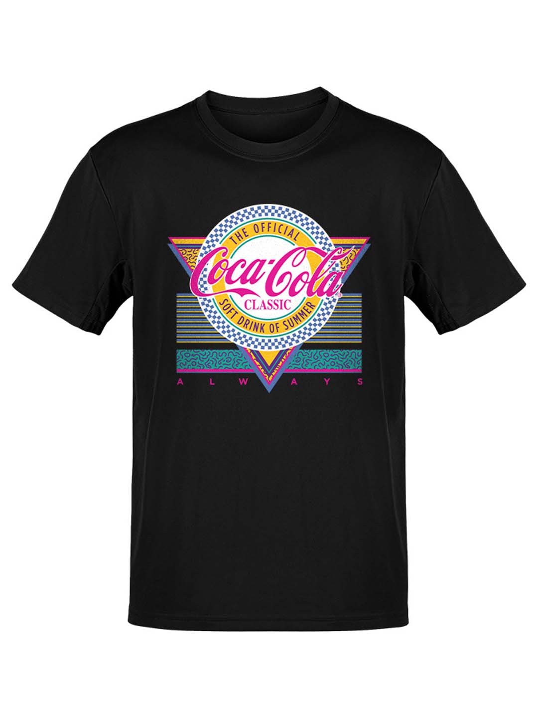 Camiseta para hombre Coca-Cola con licencia oficial diseño retro clásico de verano - Imagen 4 de 6