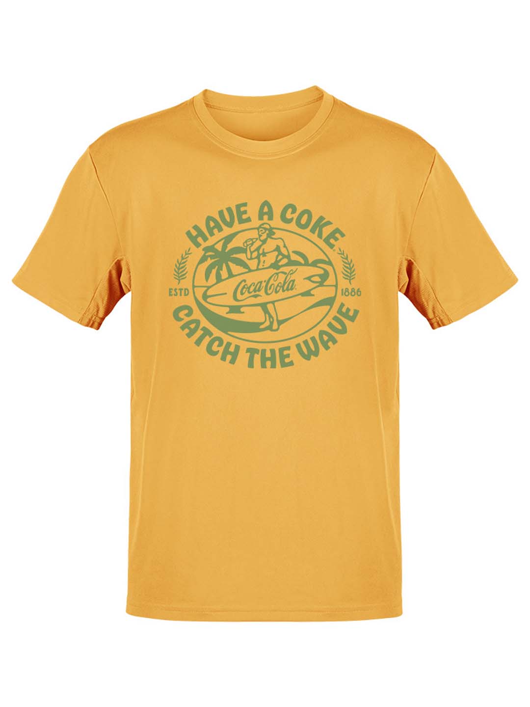 Offiziell lizenziertes Coca-Cola Have a Coke - Catch the Wave Surfer Herren T-Shirt - Bild 4 von 6