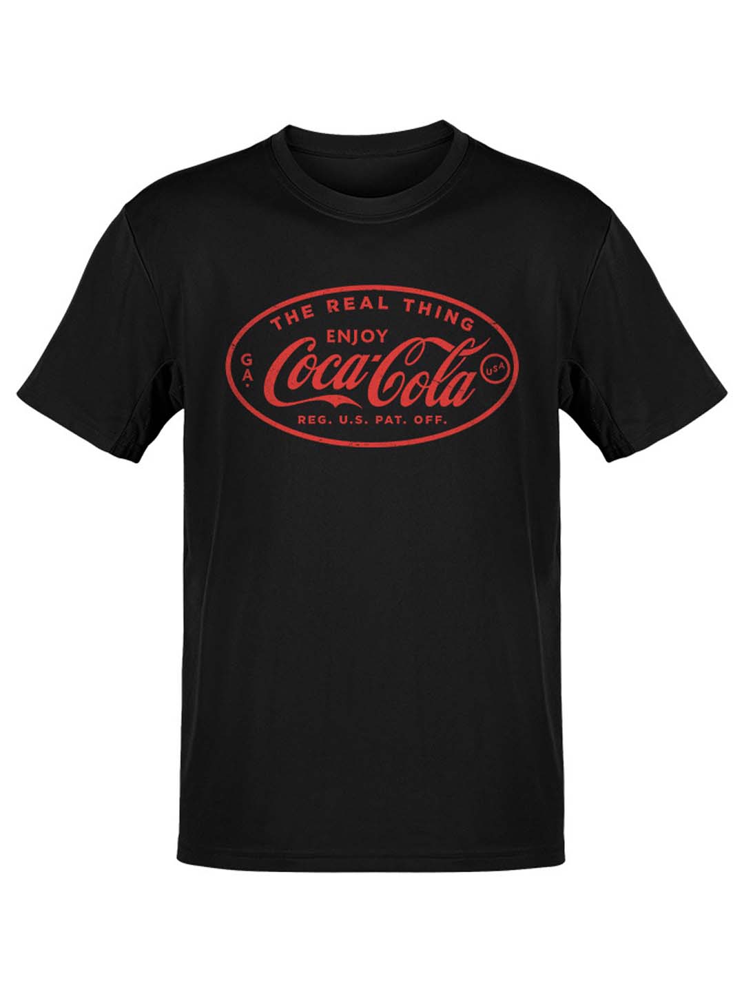 Officially Licensed Coca-Cola Enjoy - The Real Thing Retro Logo Women's T-shirt - Picture 4 of 6