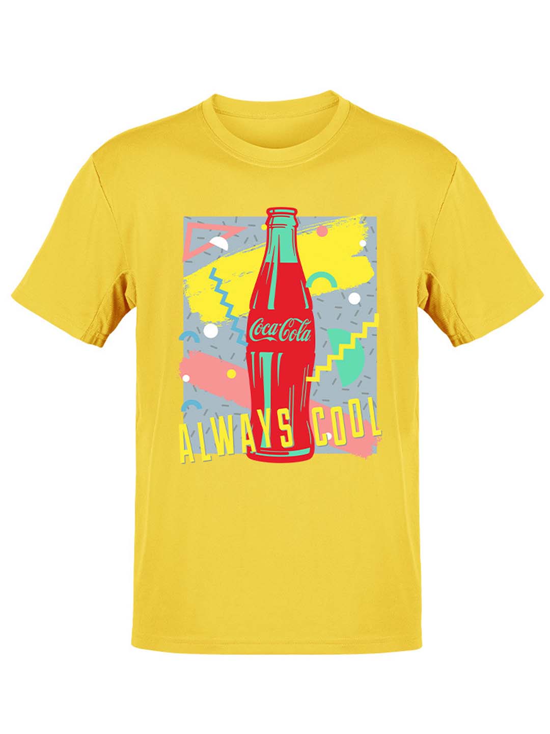 Offiziell lizenziertes Coca-Cola Always Cool Flasche Retro 90er Damen T-Shirt - Bild 4 von 9