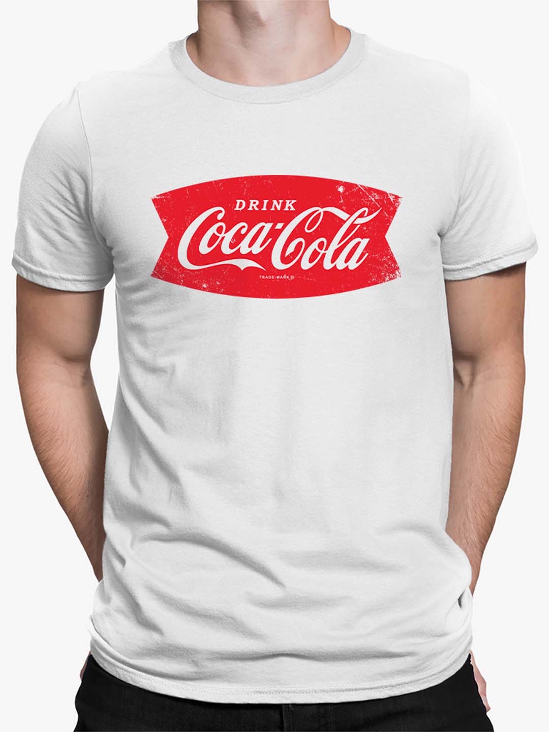 Coca-Cola Official Licensed Vintage Logo Banner Herren T-Shirt - Bild 5 von 6