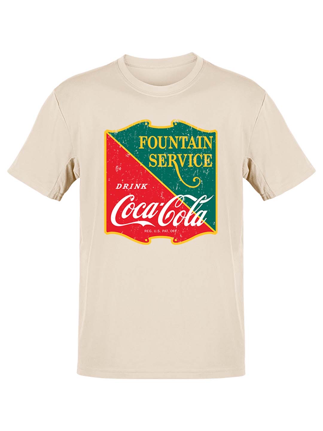 Coca-Cola Official Licensed Retro Fountain Service Sign Herren T-Shirt - Bild 4 von 6