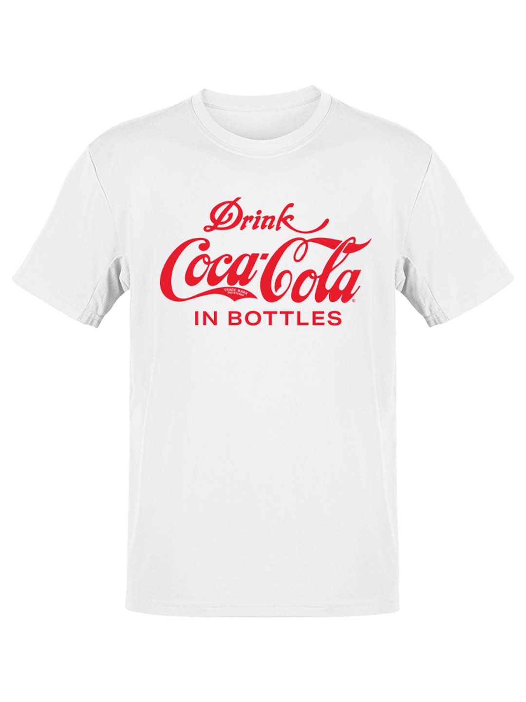 Coca-Cola Official Licensed Retro Bottle Logo Design Men’s T-shirt