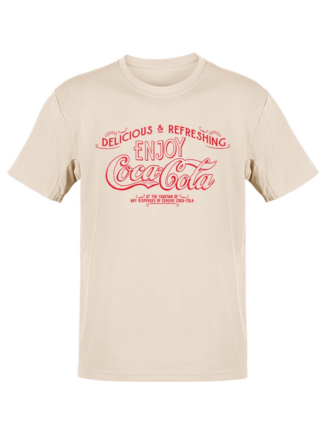Offiziell lizenziertes Coca-Cola Enjoy Coke Fountain Design Damen T-Shirt - Bild 4 von 6