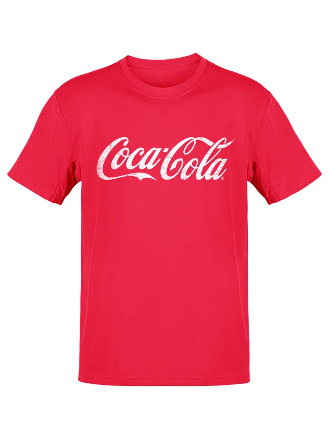 Officially Licensed Coca-Cola Classic Logo Distressed Design Women's T-shirt - Picture 4 of 6