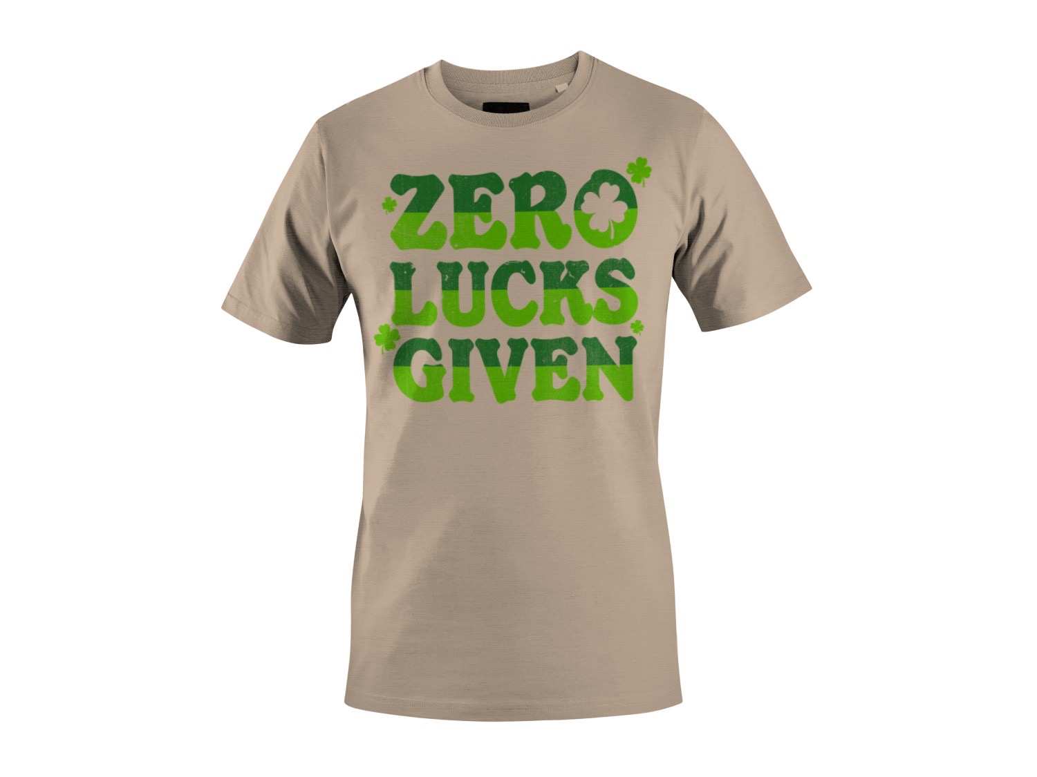 Zero Lucks Given Funny St. Patricks Day Shamrock Design Women's T-shirt - Picture 10 of 18