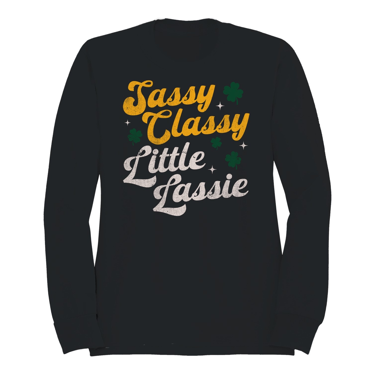 Sudadera para mujer Sassy Classy Little Lassie divertida cita del día de San Patricio - Imagen 4 de 15