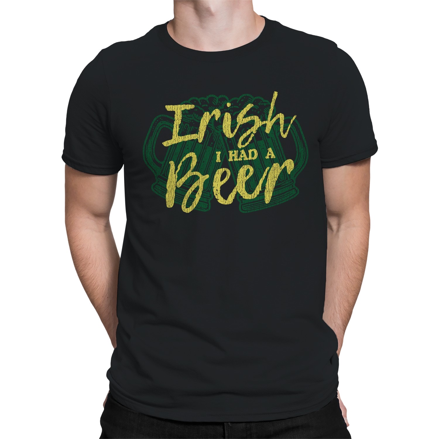 Irish I Had a Beer lustiges Herren T-Shirt St. Patricks Day Trinken Design - Bild 5 von 24