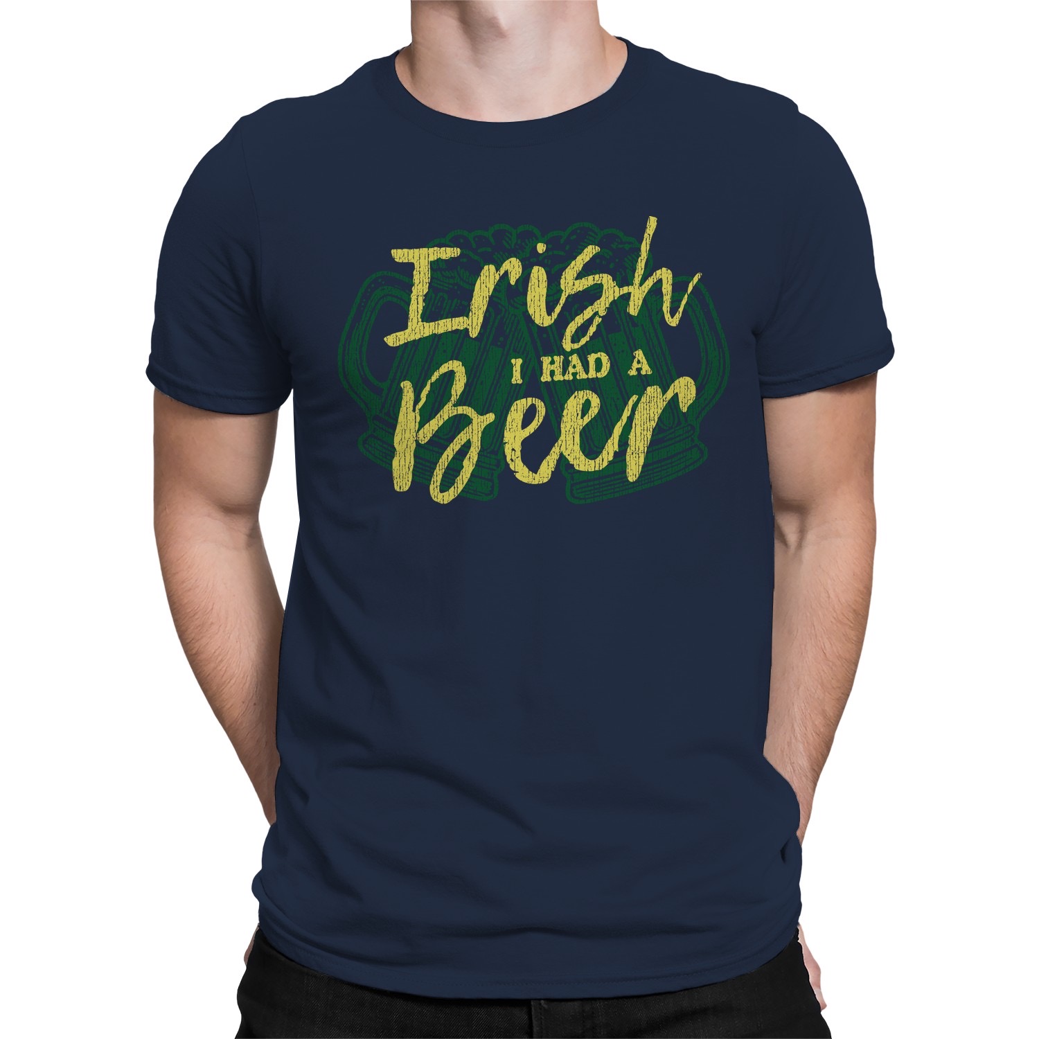 Irish I Had a Beer lustiges Herren T-Shirt St. Patricks Day Trinken Design - Bild 17 von 24