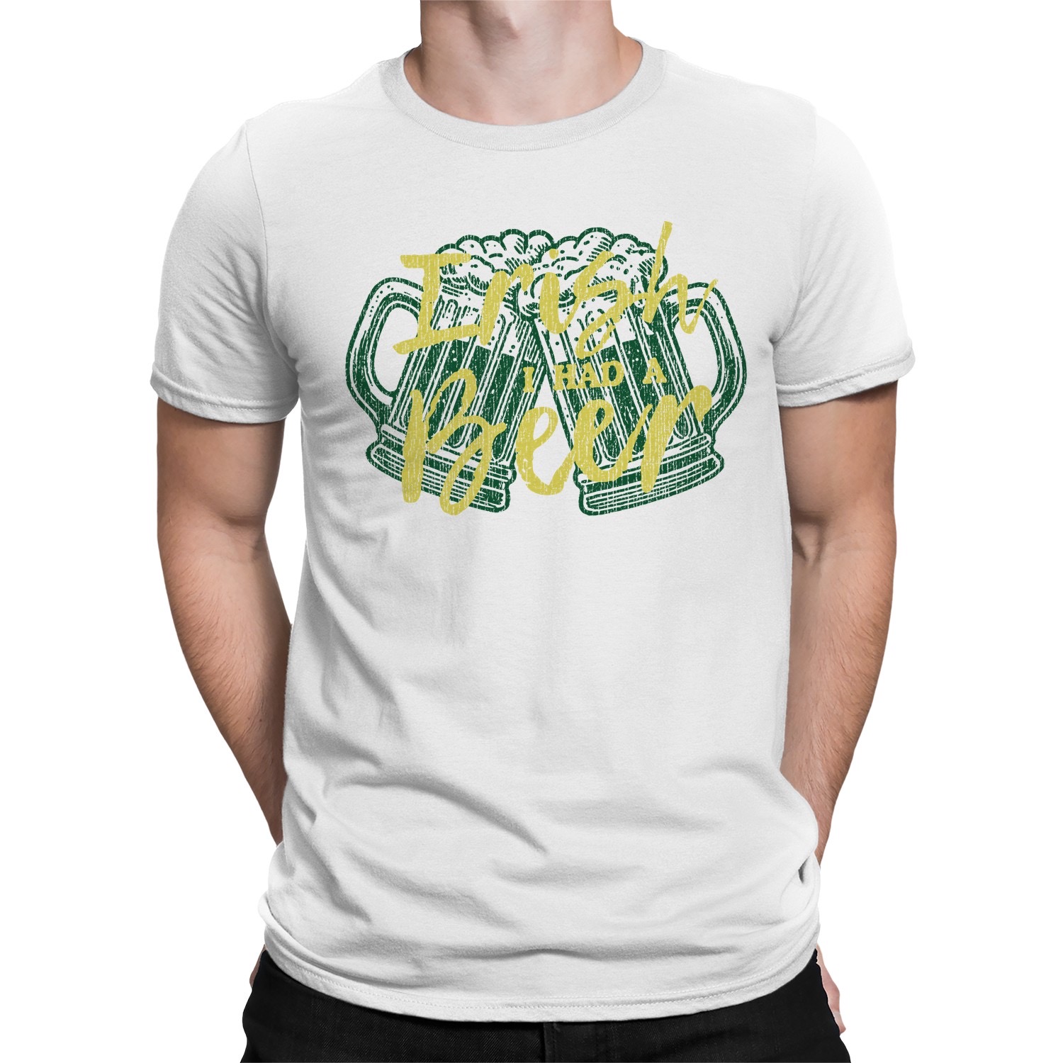 Irish I Had a Beer lustiges Herren T-Shirt St. Patricks Day Trinken Design - Bild 23 von 24