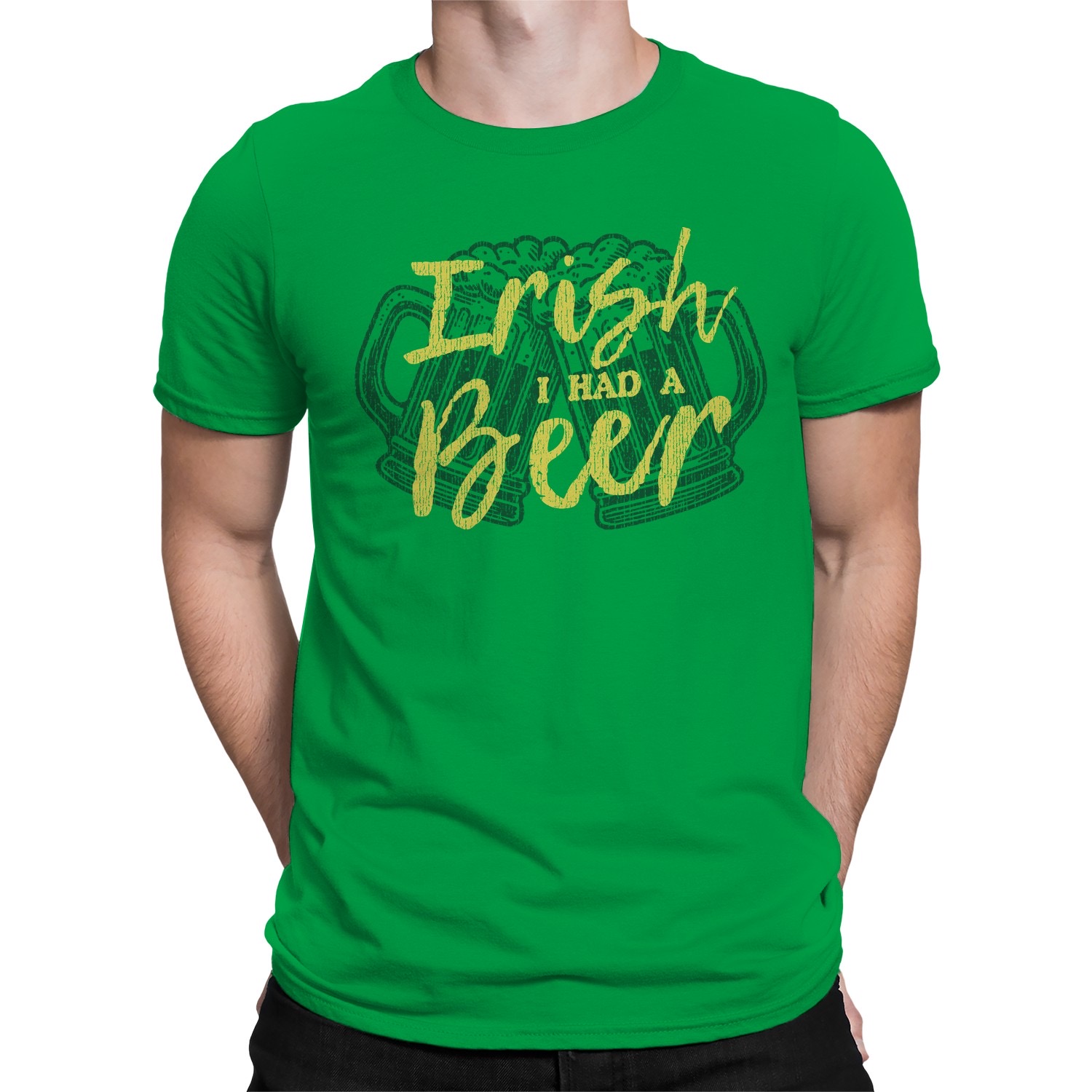 Irish I Had a Beer lustiges Herren T-Shirt St. Patricks Day Trinken Design - Bild 14 von 24