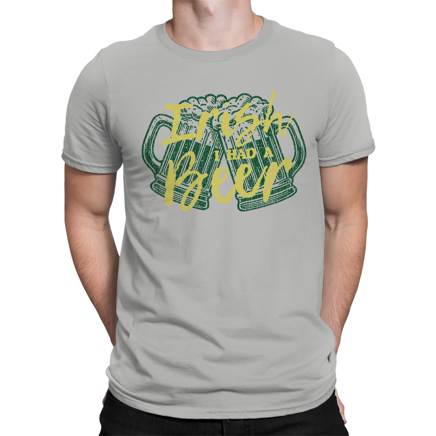 Irish I Had a Beer lustiges Herren T-Shirt St. Patricks Day Trinken Design - Bild 8 von 24