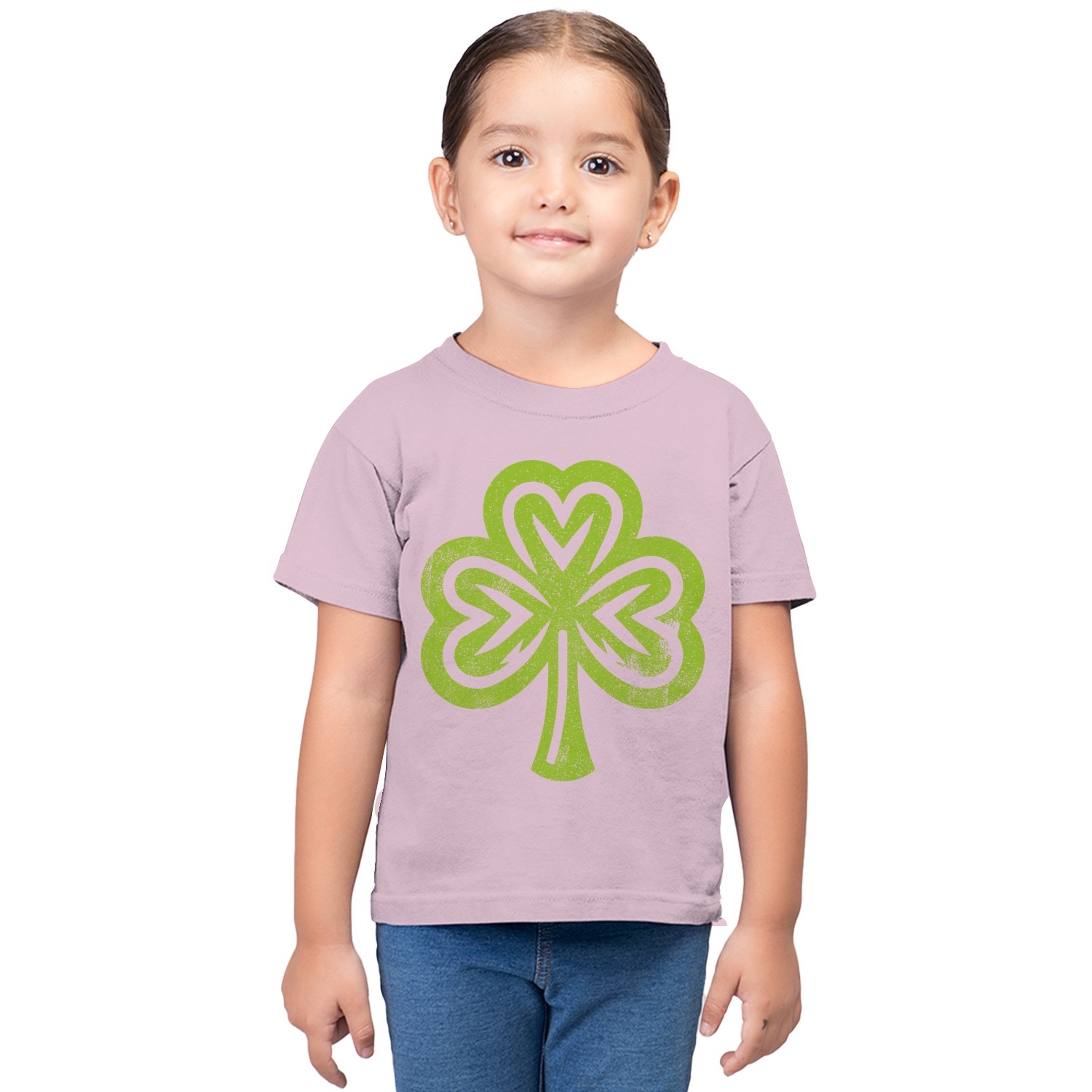 Herzförmiges Kleeblatt St. Patricks Day Glückssymbol Kleinkinder T-Shirt - Bild 11 von 15