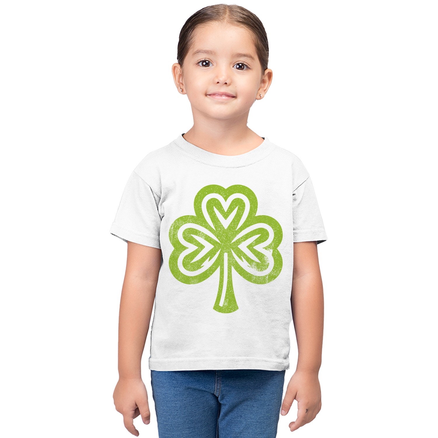 Herzförmiges Kleeblatt St. Patricks Day Glückssymbol Kleinkinder T-Shirt - Bild 14 von 15