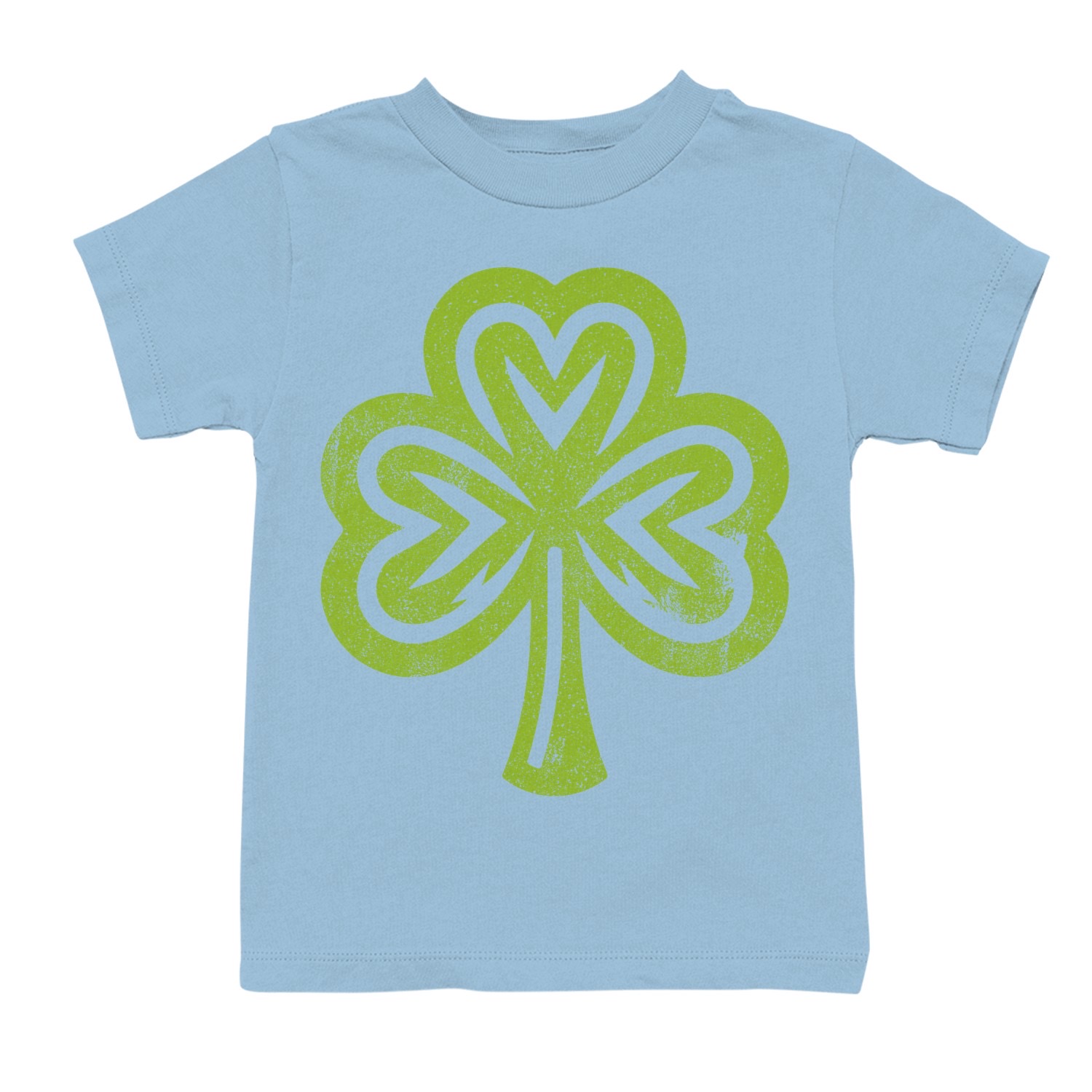 Heart-Shaped Shamrock St. Patricks Day Symbol of Luck Youth's T-shirt - Picture 7 of 15