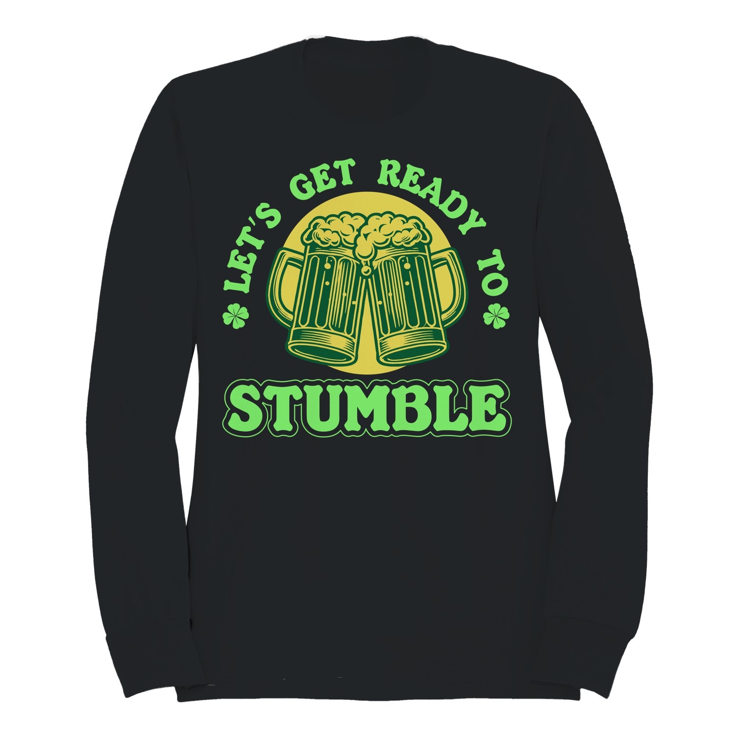 Sudadera para mujer Lets Get Ready to Stumble divertida diseño cerveza día de San Patricio - Imagen 4 de 18