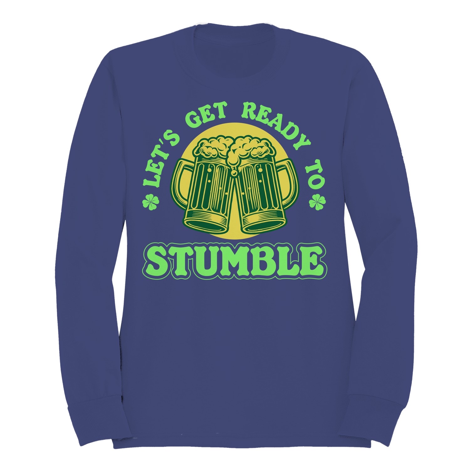 Sudadera para mujer Lets Get Ready to Stumble divertida diseño cerveza día de San Patricio - Imagen 13 de 18