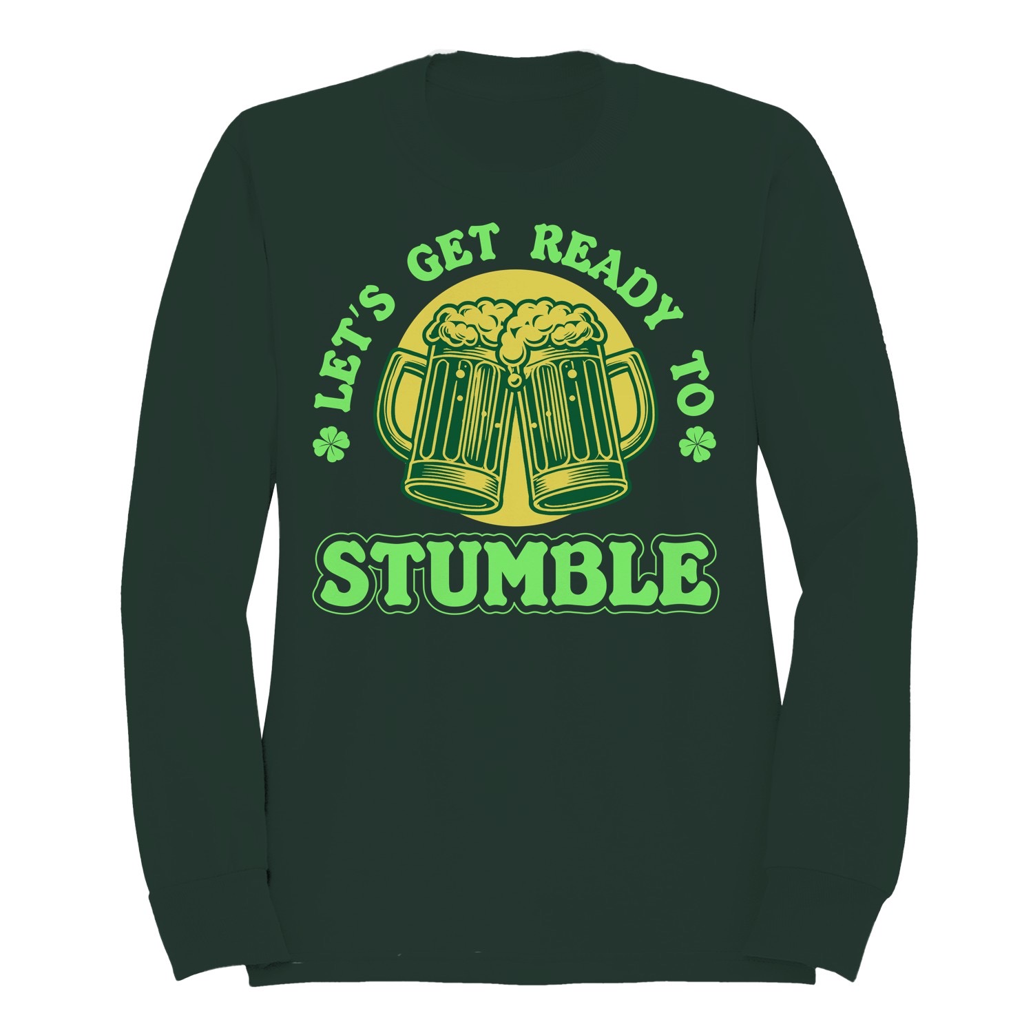 Sudadera para mujer Lets Get Ready to Stumble divertida diseño cerveza día de San Patricio - Imagen 7 de 18