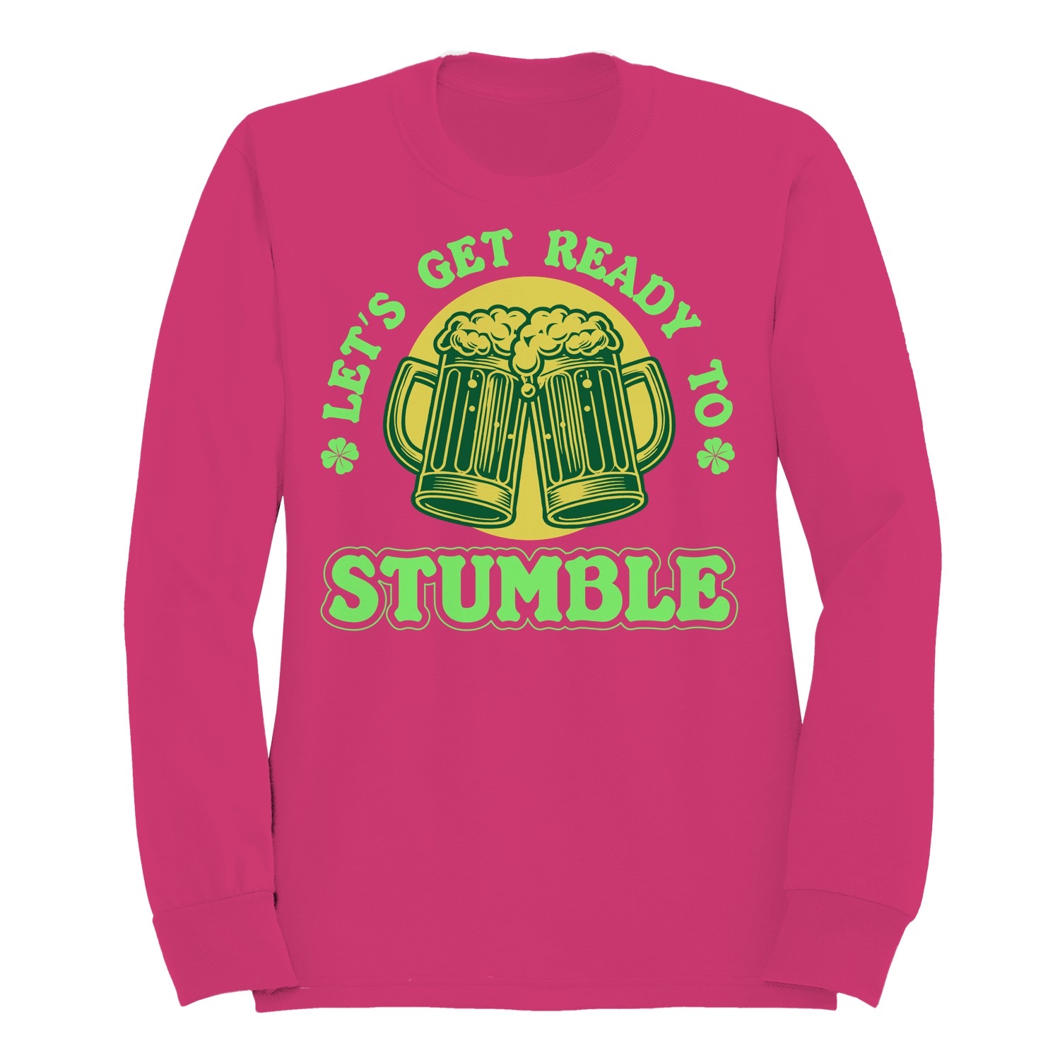 Sudadera para mujer Lets Get Ready to Stumble divertida diseño cerveza día de San Patricio - Imagen 10 de 18