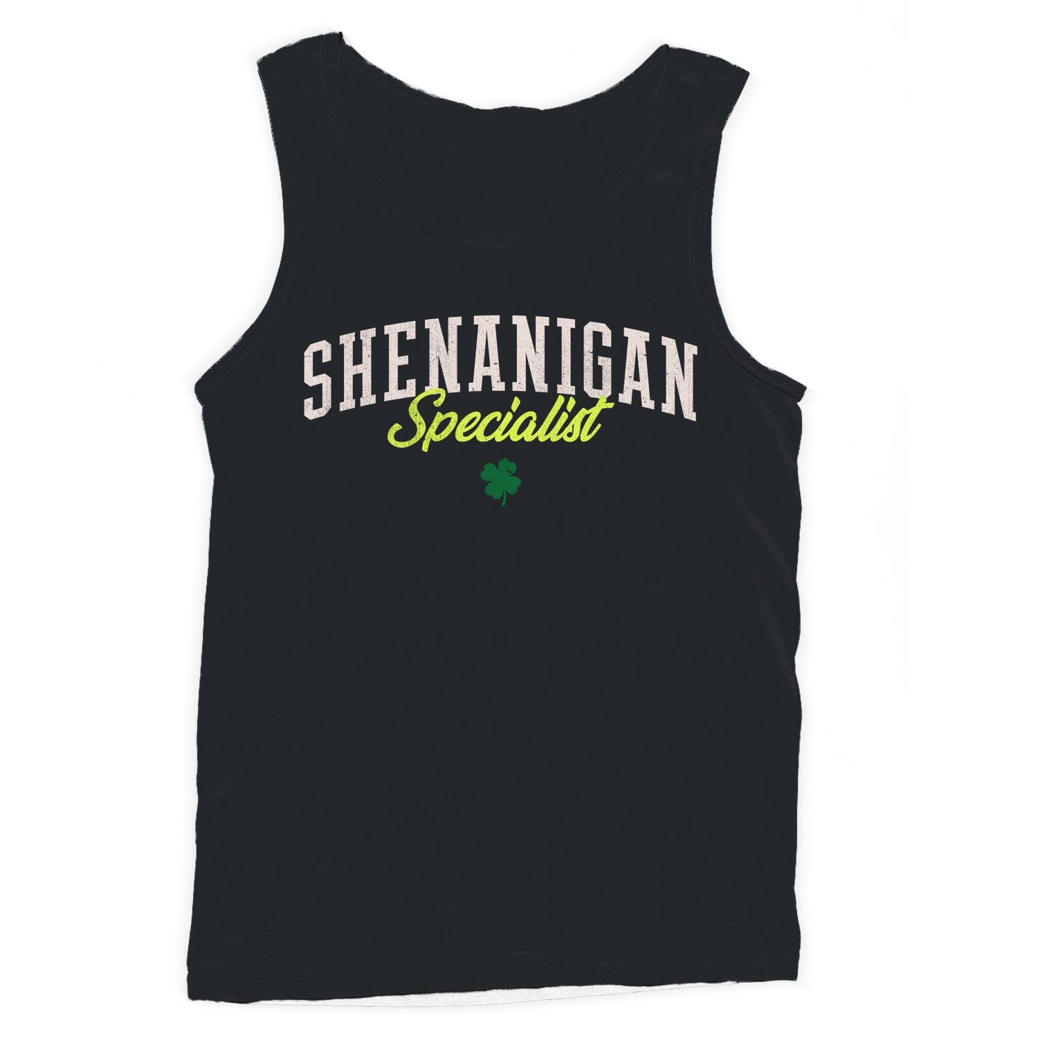 Shenanigan Specialist Funny St. Patricks Day Celebration Men’s Tank Top