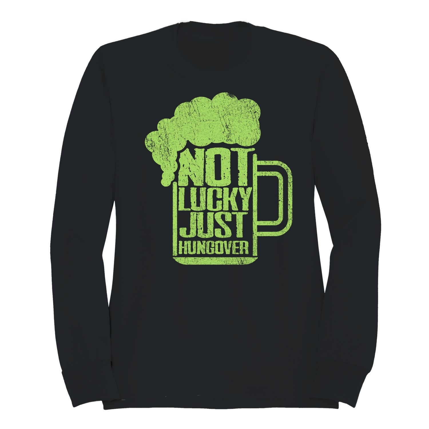 Lustiges Damen-Sweatshirt Not Lucky Just Hungover St. Patricks Day Bier Design - Bild 4 von 18