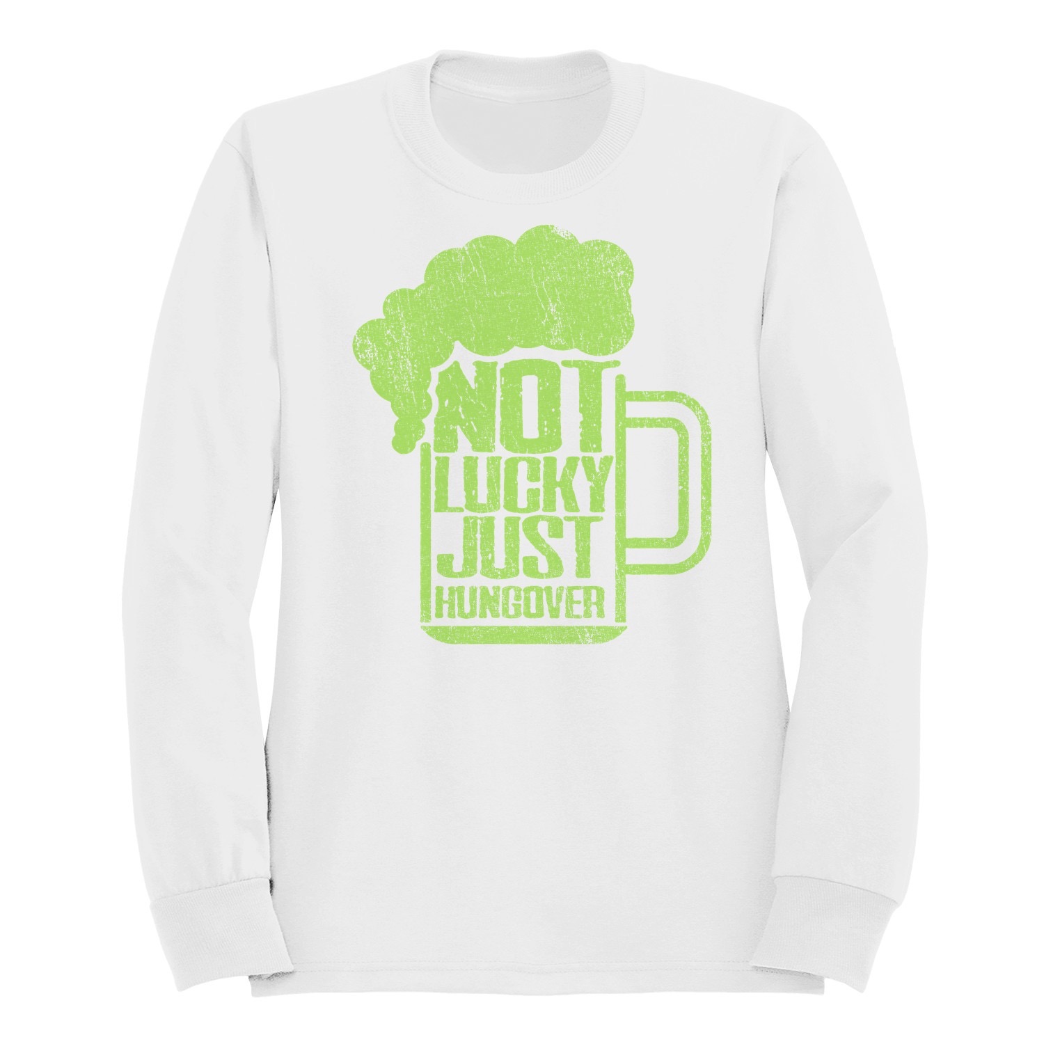 Lustiges Damen-Sweatshirt Not Lucky Just Hungover St. Patricks Day Bier Design - Bild 16 von 18
