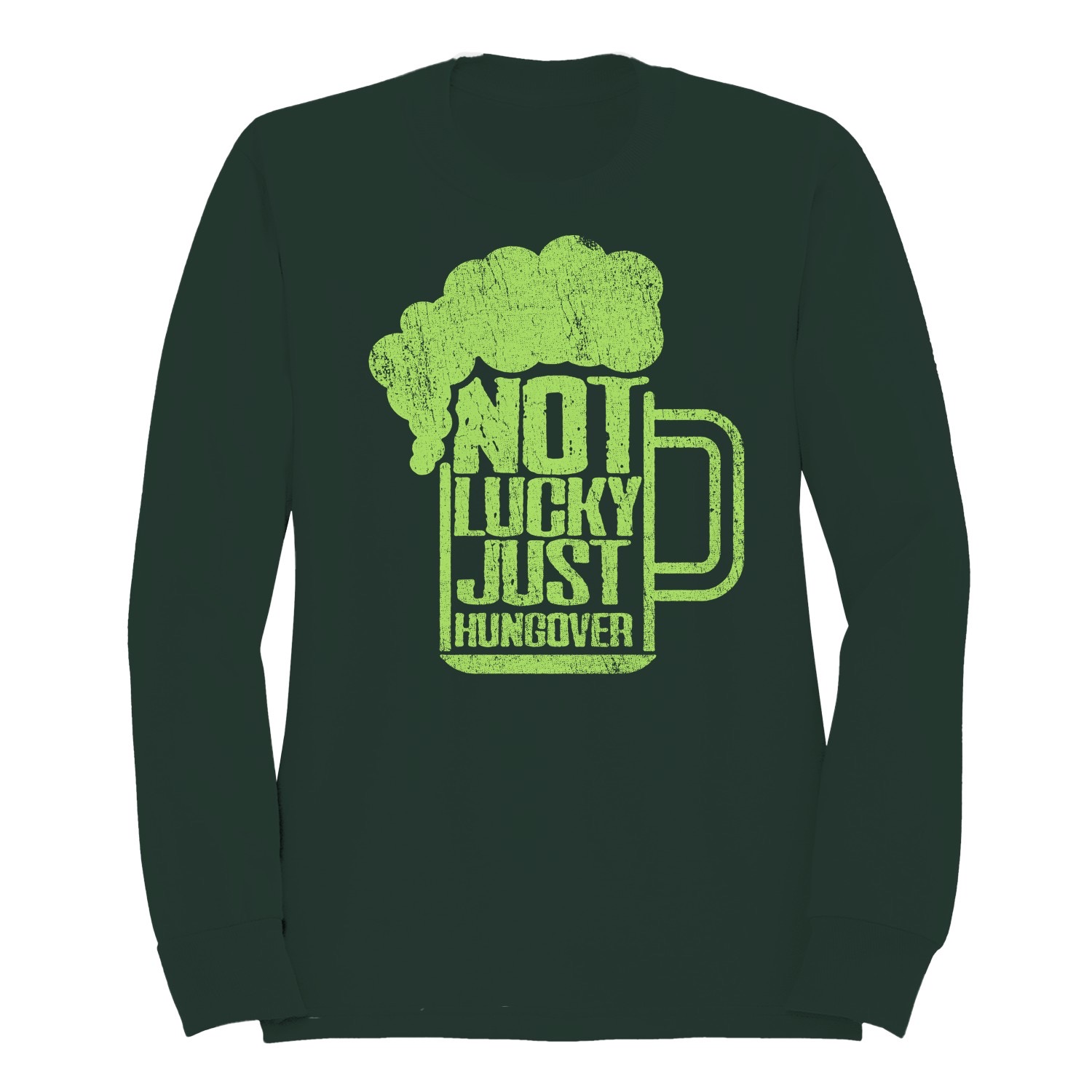Lustiges Damen-Sweatshirt Not Lucky Just Hungover St. Patricks Day Bier Design - Bild 7 von 18