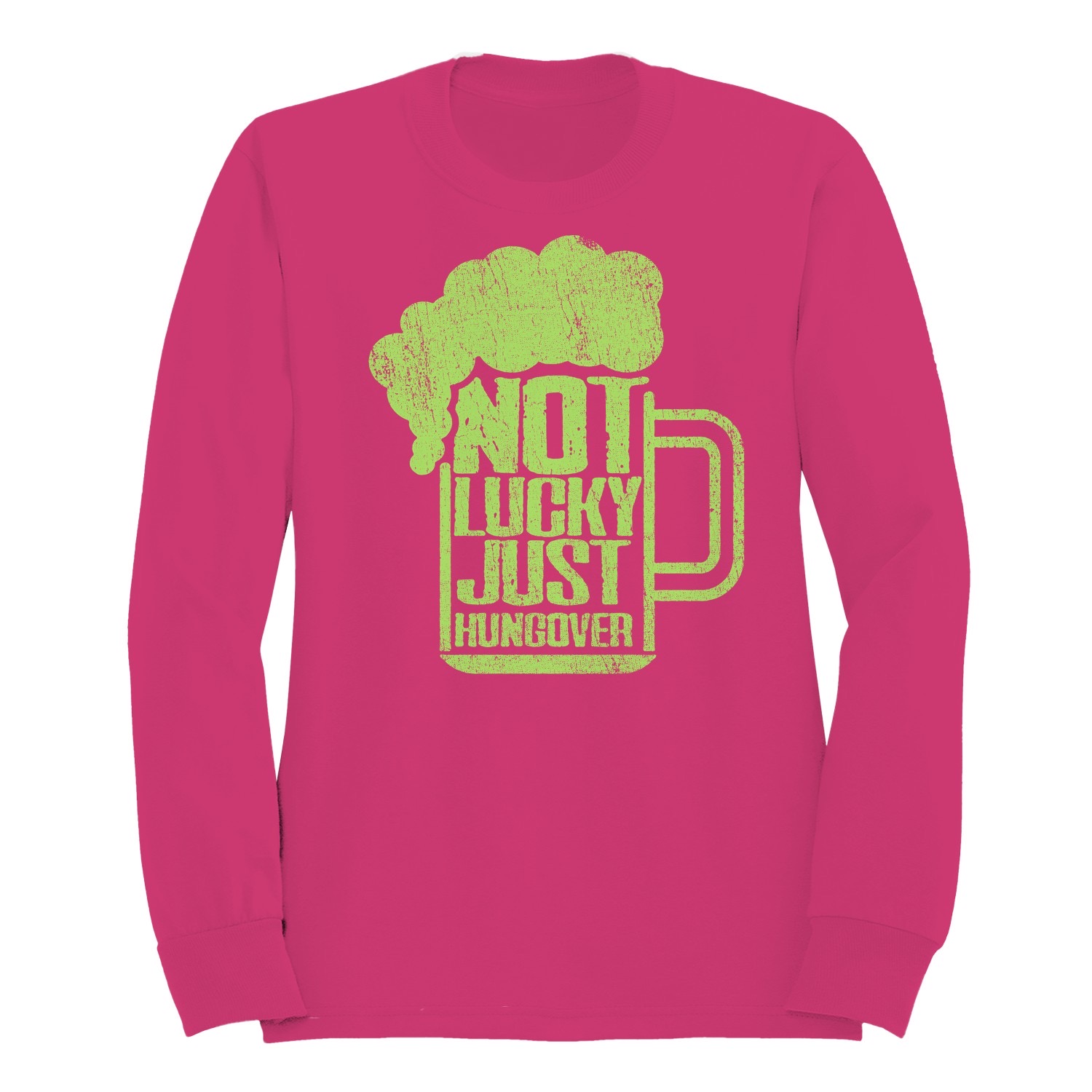Lustiges Damen-Sweatshirt Not Lucky Just Hungover St. Patricks Day Bier Design - Bild 10 von 18