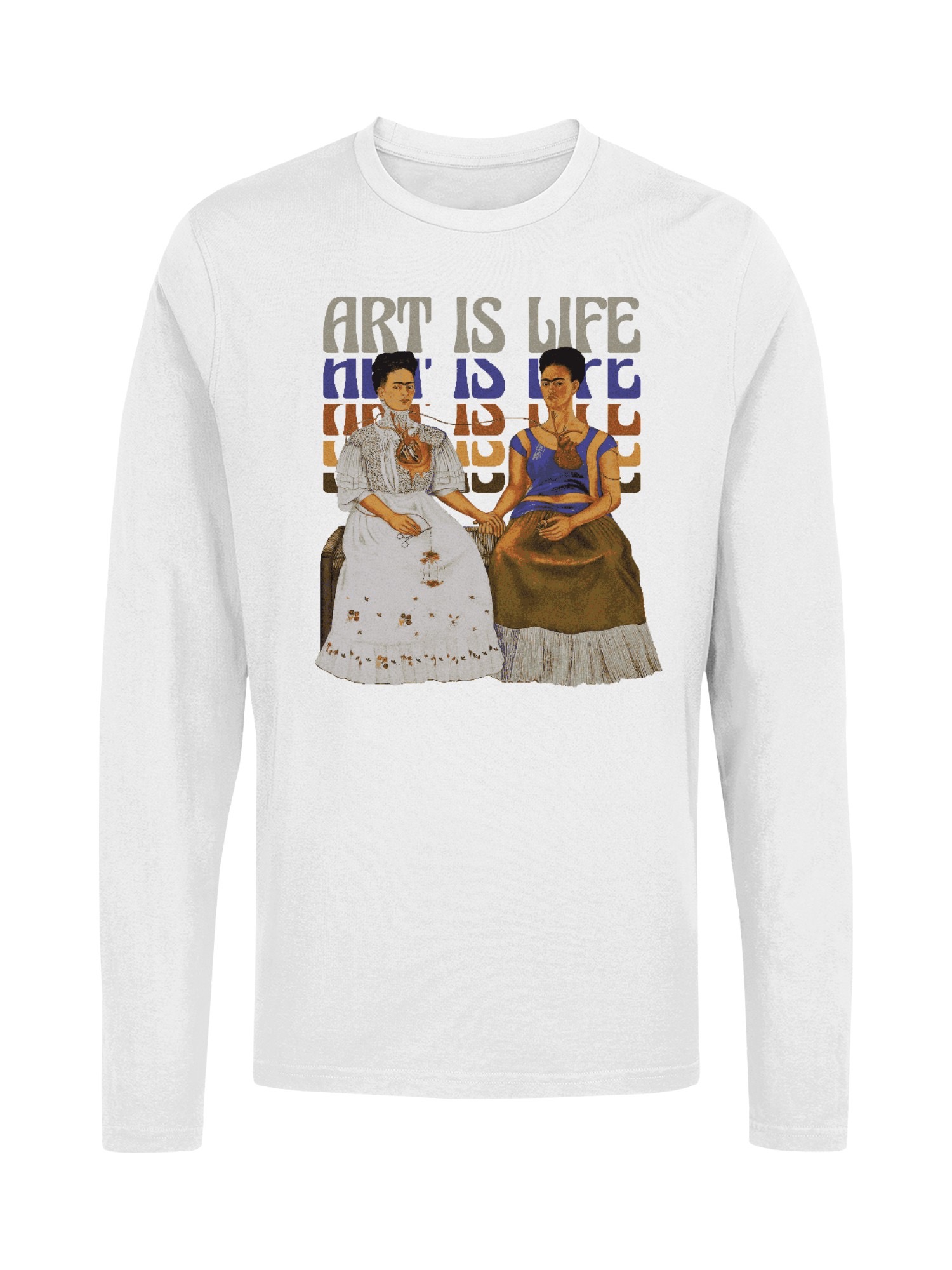Frida Kahlo Art is Life: Duality Women's Long Sleeve - Picture 13 of 15