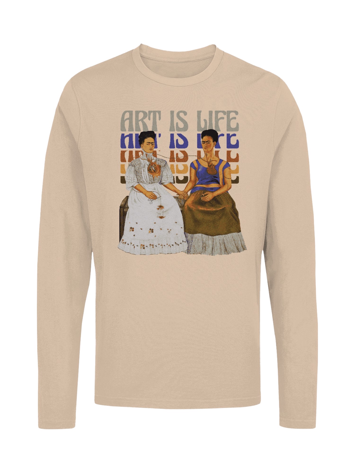 Frida Kahlo Art is Life: Duality Women's Long Sleeve - Picture 10 of 15