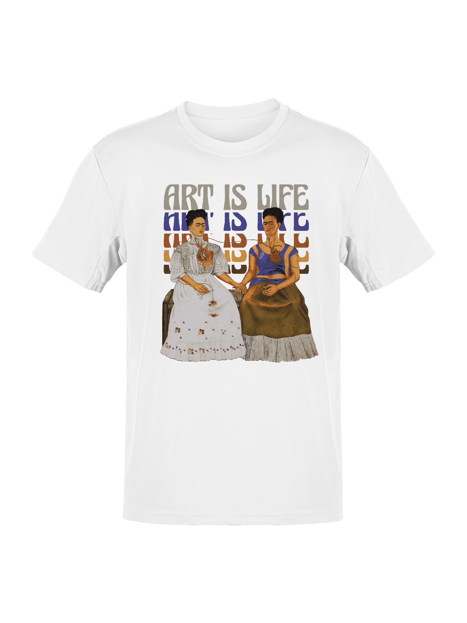 Frida Kahlo Art is Life: Duality Women's T-shirt - Picture 10 of 12