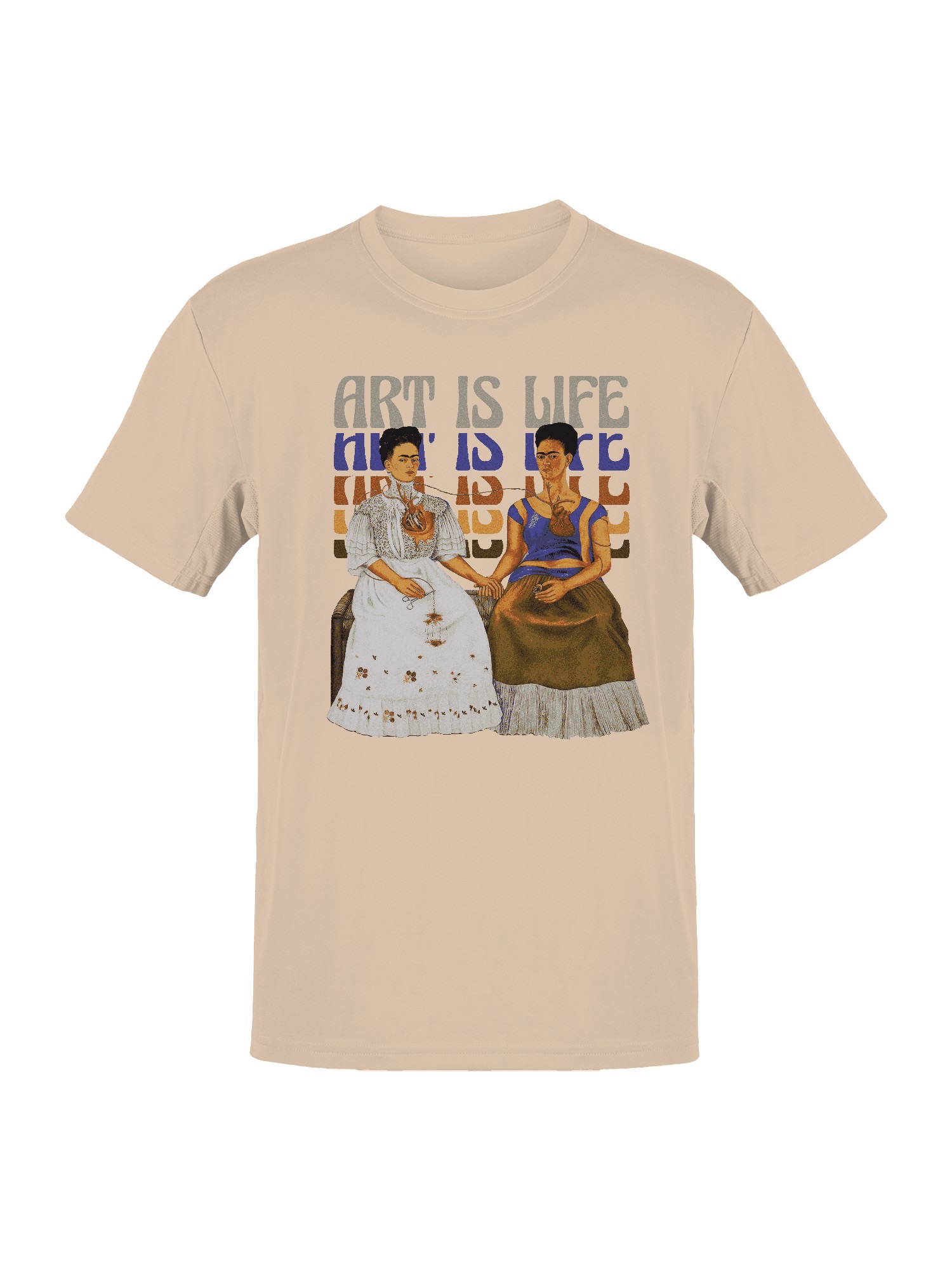 Frida Kahlo Art is Life: Duality Women's T-shirt - Picture 7 of 12