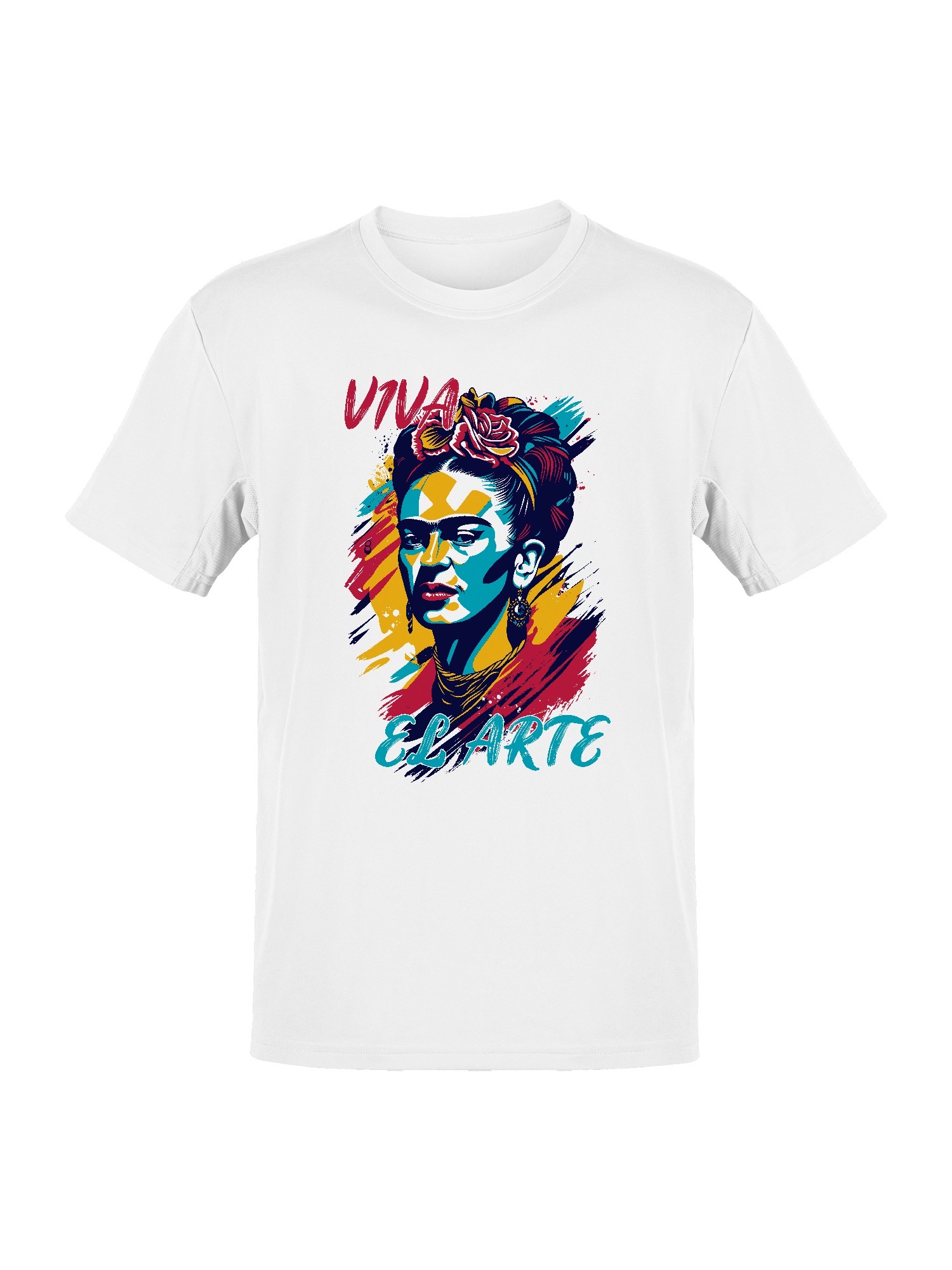 Frida Kahlo Vibrant Art Tribute Women's T-shirt - Picture 10 of 12