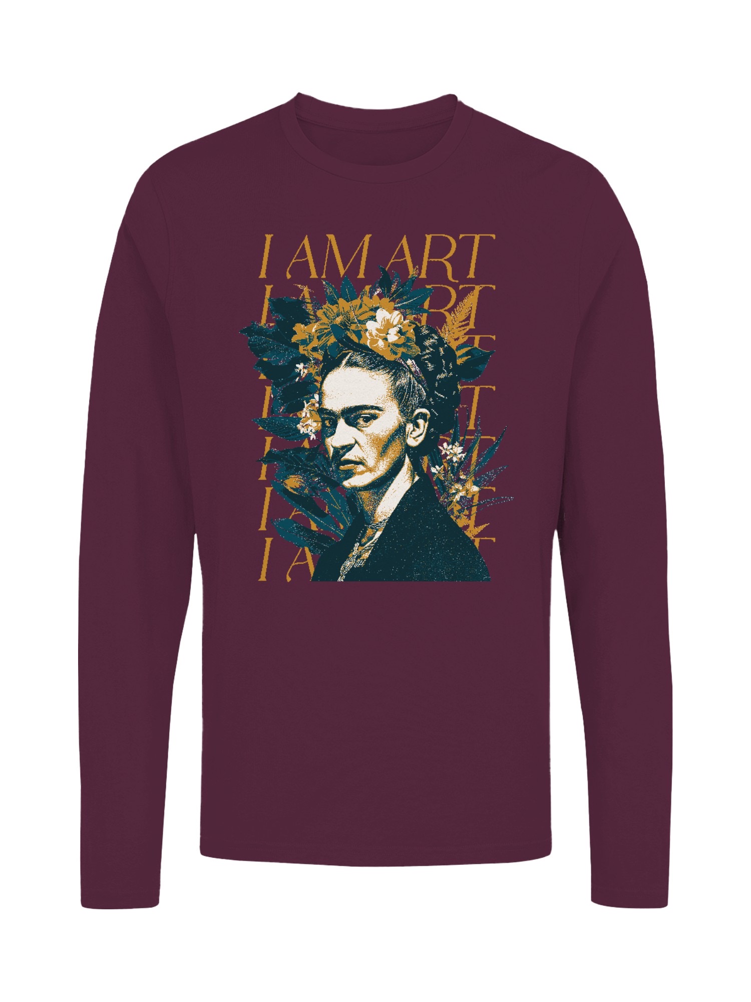 Frida Kahlo Empowered Artistry Damen Langarmshirt - Bild 7 von 15