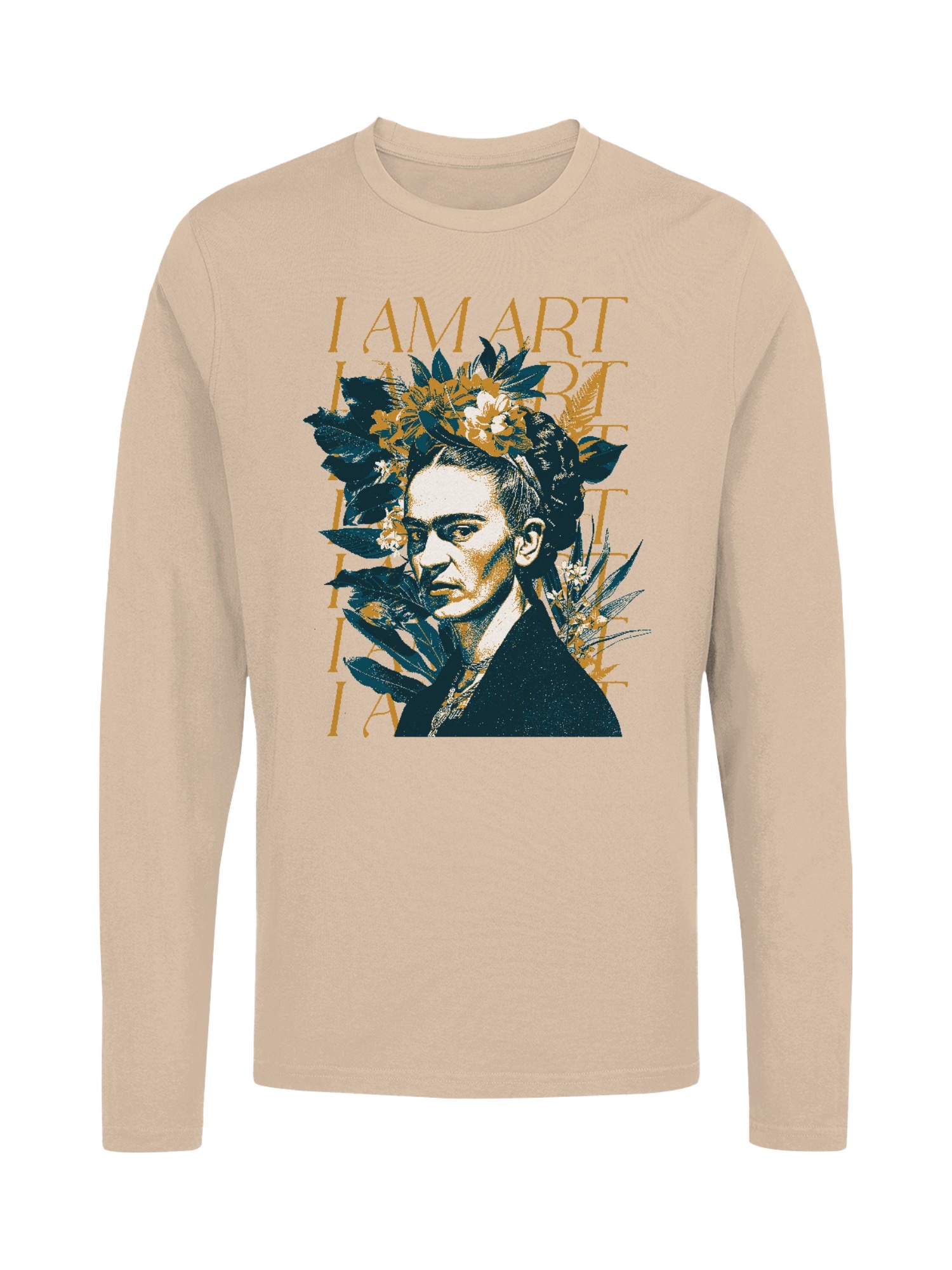Frida Kahlo Empowered Artistry Damen Langarmshirt - Bild 10 von 15