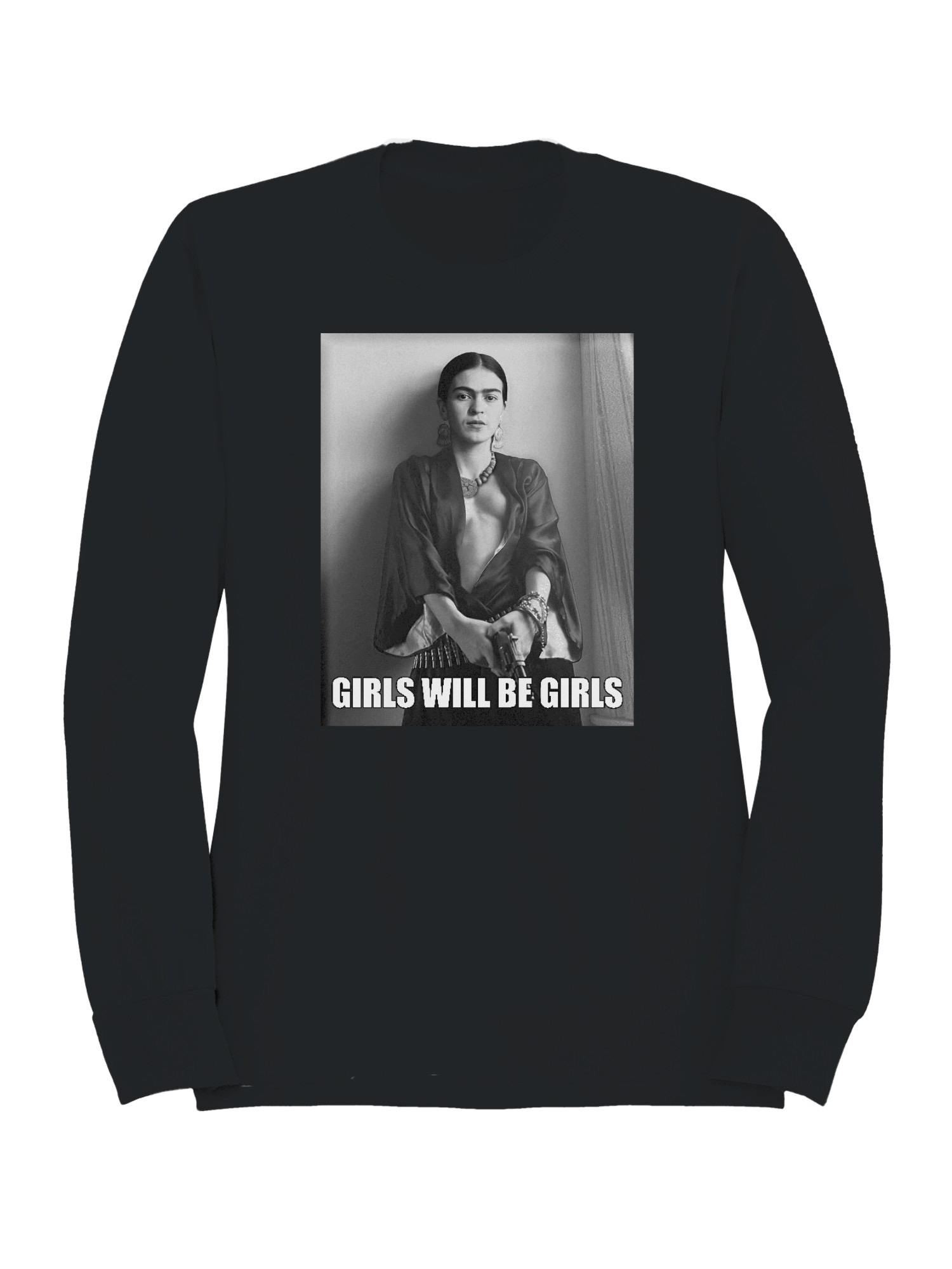 Frida Kahlo Empowered Elegance Women's Sweatshirt - Picture 4 of 15