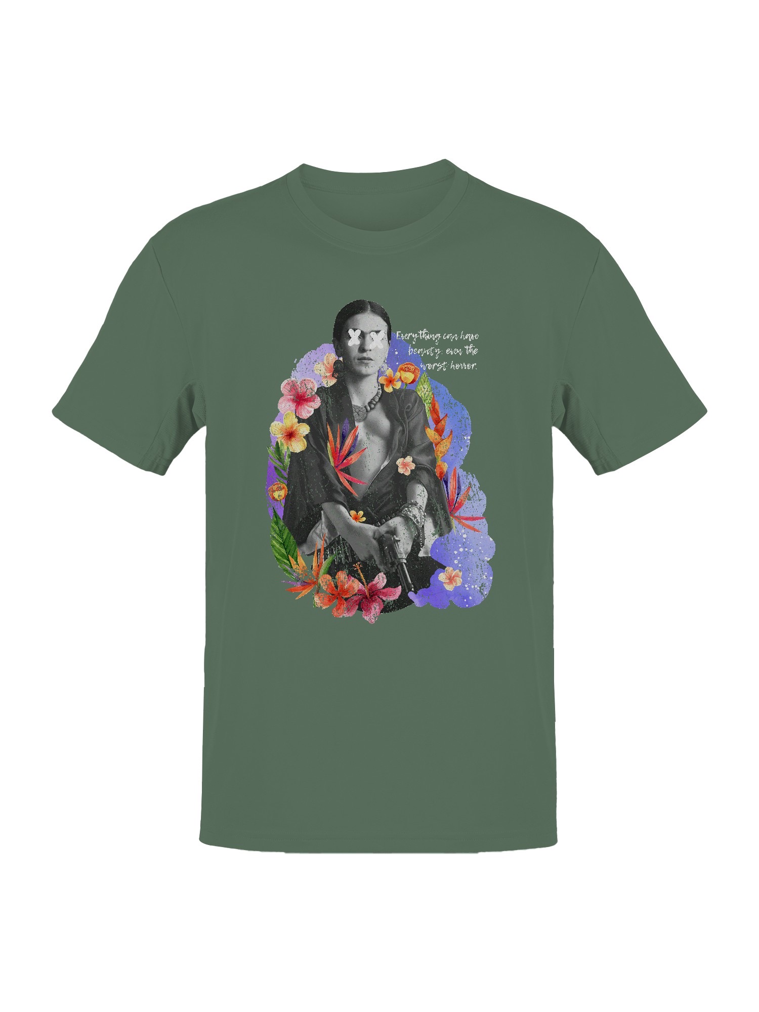 Frida Kahlo Beauty Amidst Chaos Men's T-shirt - Picture 10 of 15