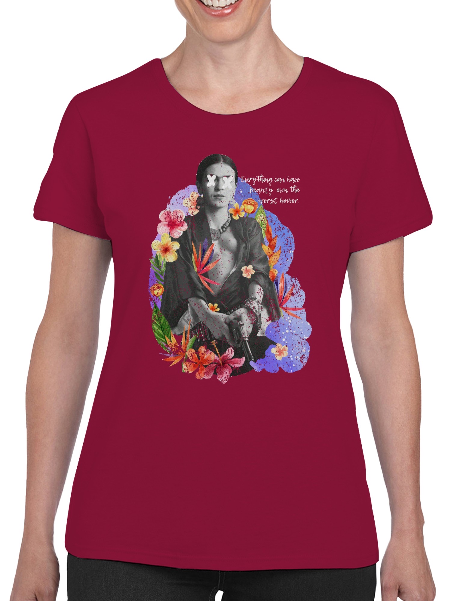 Frida Kahlo Beauty Amidst Chaos Women's T-shirt - Picture 8 of 15