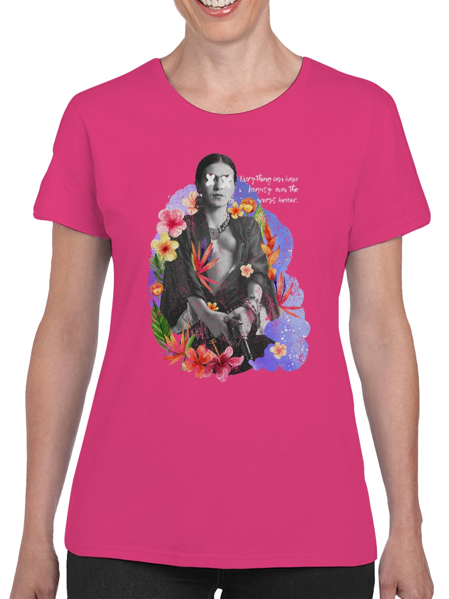 Frida Kahlo Beauty Amidst Chaos Women's T-shirt - Picture 11 of 15