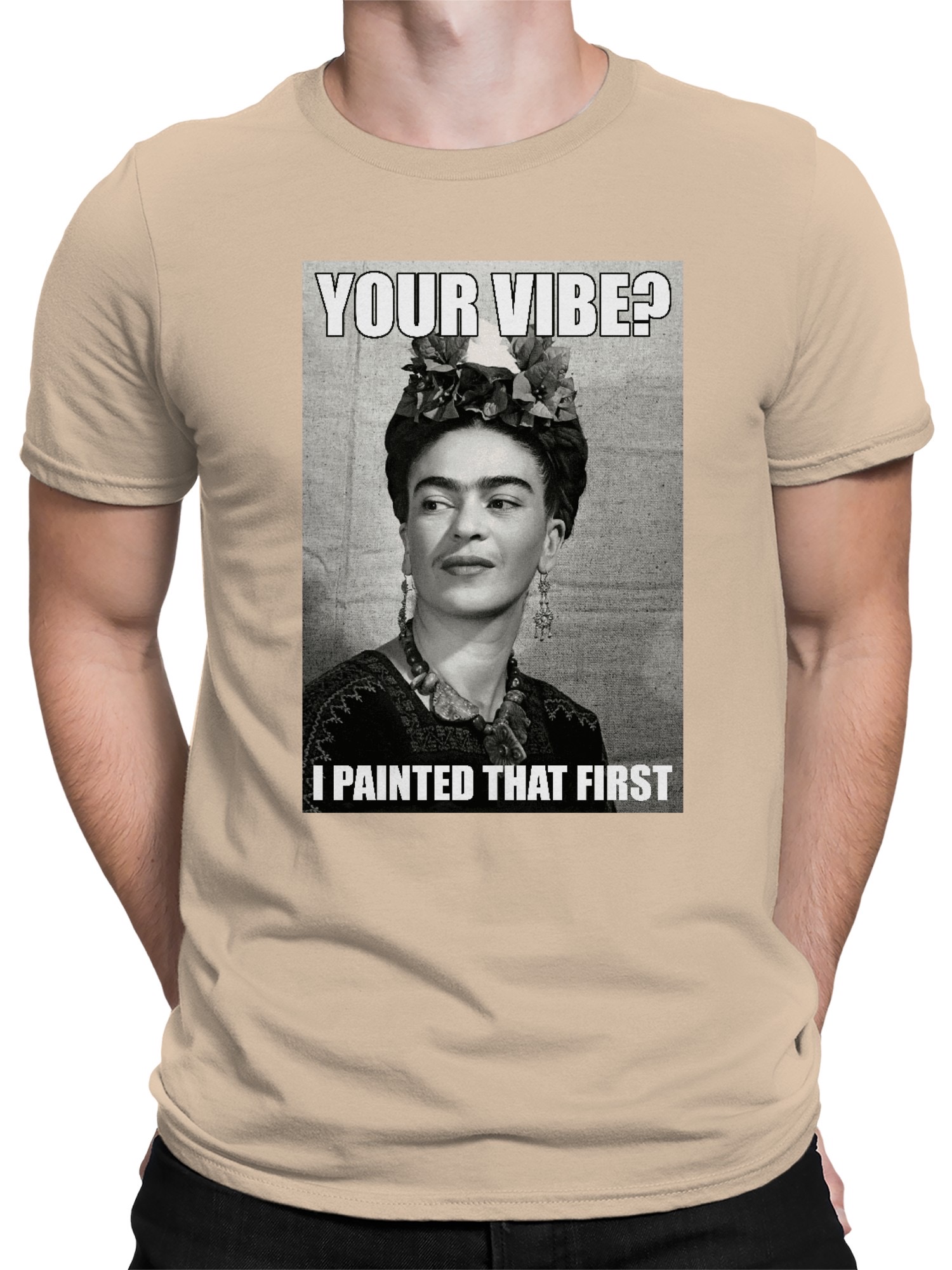Frida Kahlo Iconic Artist Meme Men's T-shirt - Picture 11 of 15