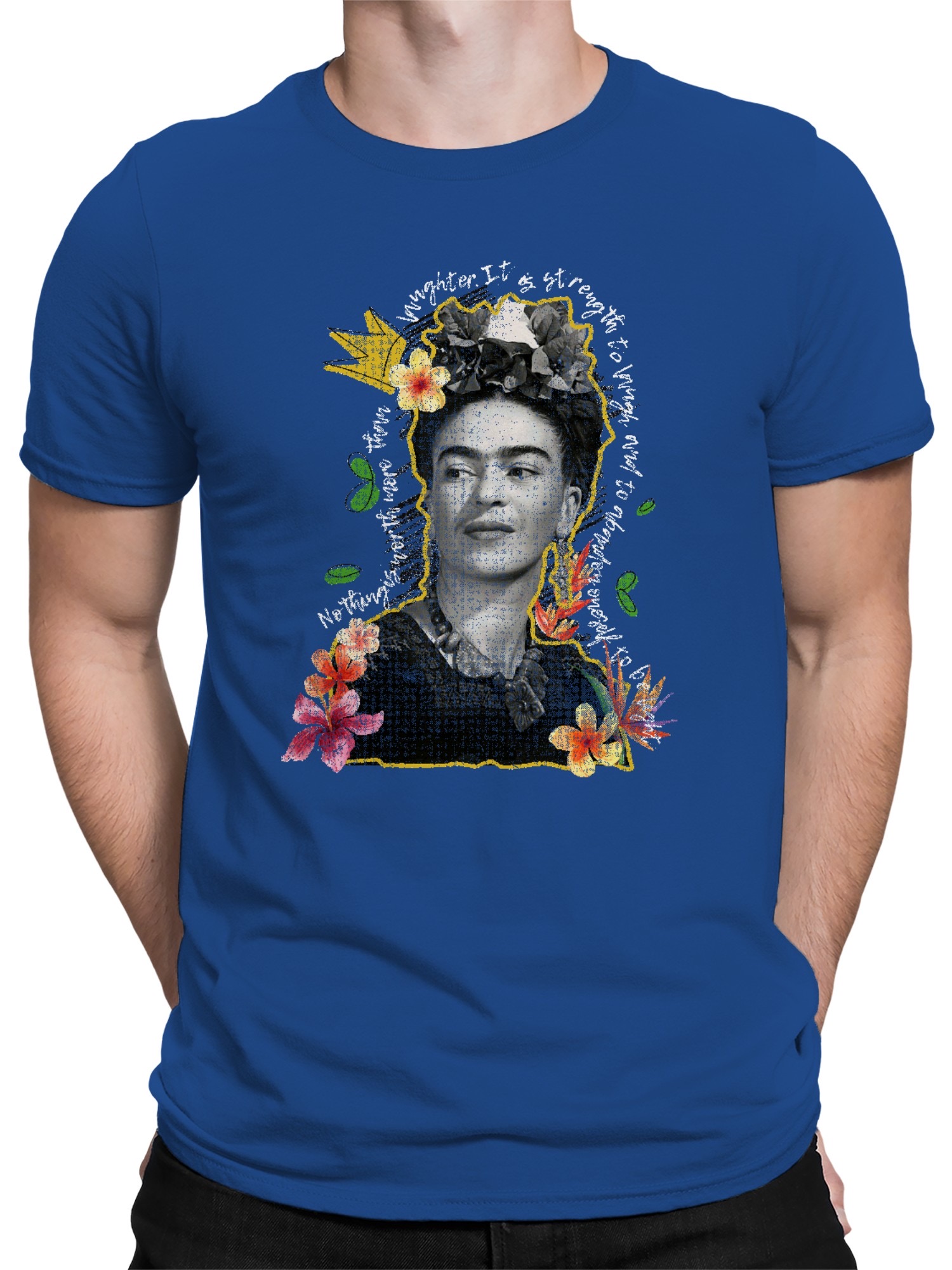 Frida Kahlo Iconic Tribute Men's T-shirt - Picture 14 of 15