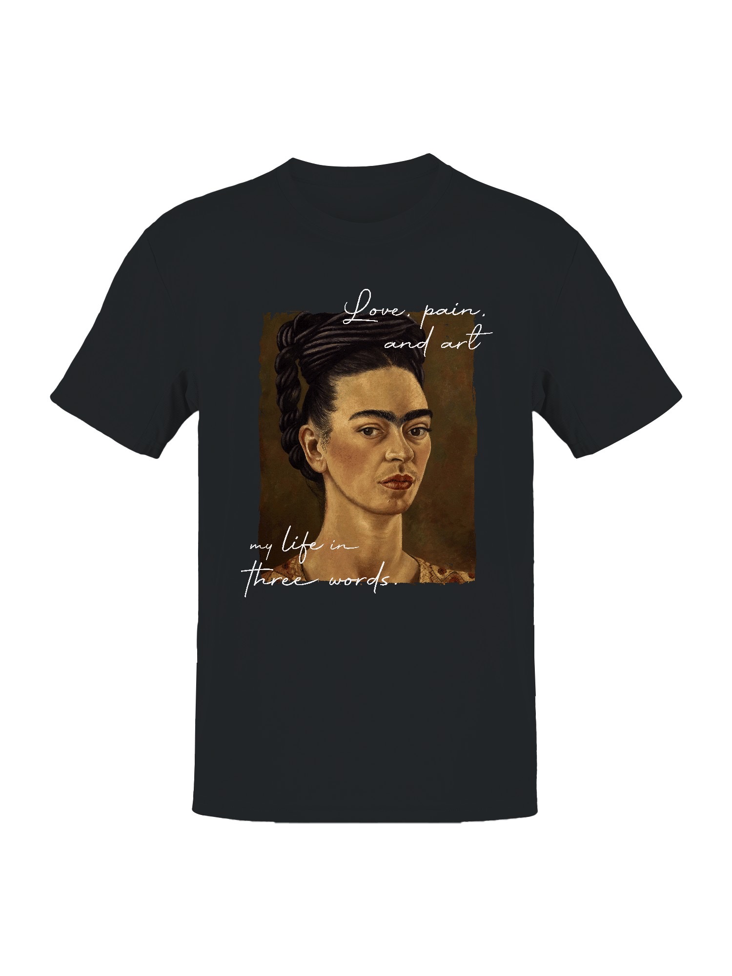 Camiseta para hombre Frida Kahlo Expresión de Tormento Interior y Belleza - Imagen 4 de 15